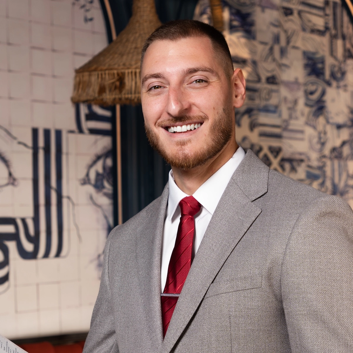 portrait of Adriano Navarra Pastel Bangkok's assistant restaurant manager