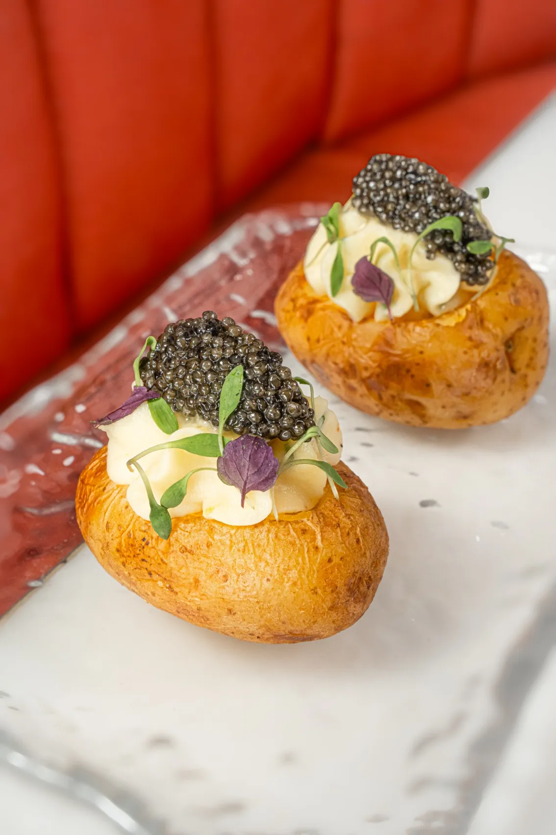 baby potatoes & caviar