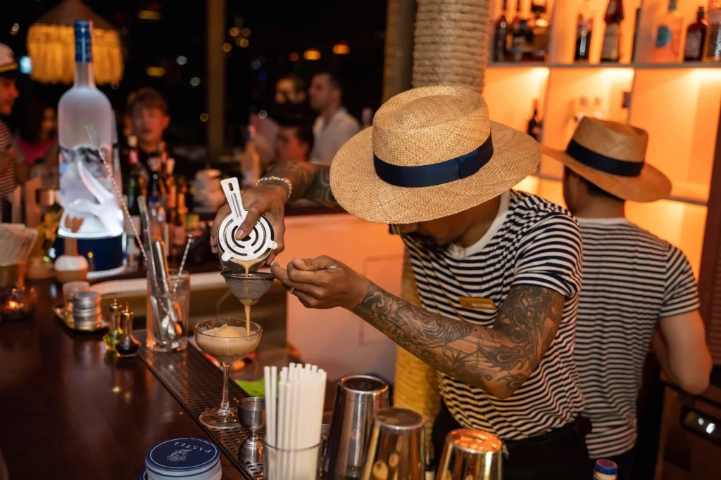bartender at Pastel Bangkok