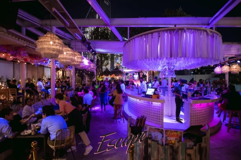 Best cocktail bar Escape Bangkok