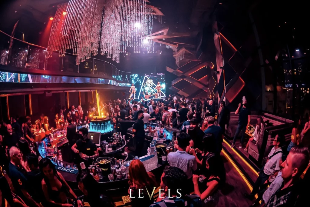 main room of Levels Club and Lounge in Bangkok Sukhumvit Soi 11 in Thailand