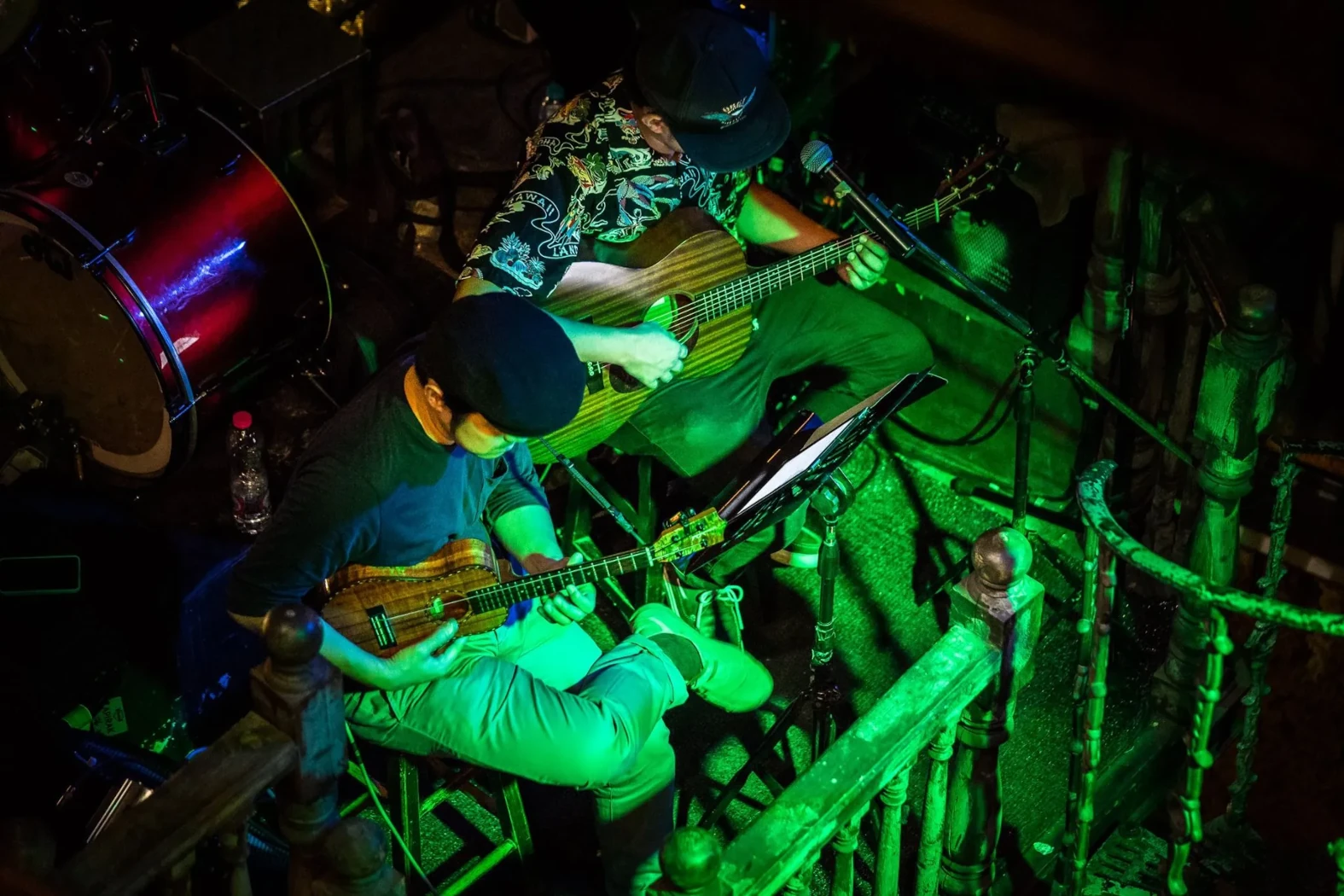 Live band performance at Iron Fairies bar, Bangkok.