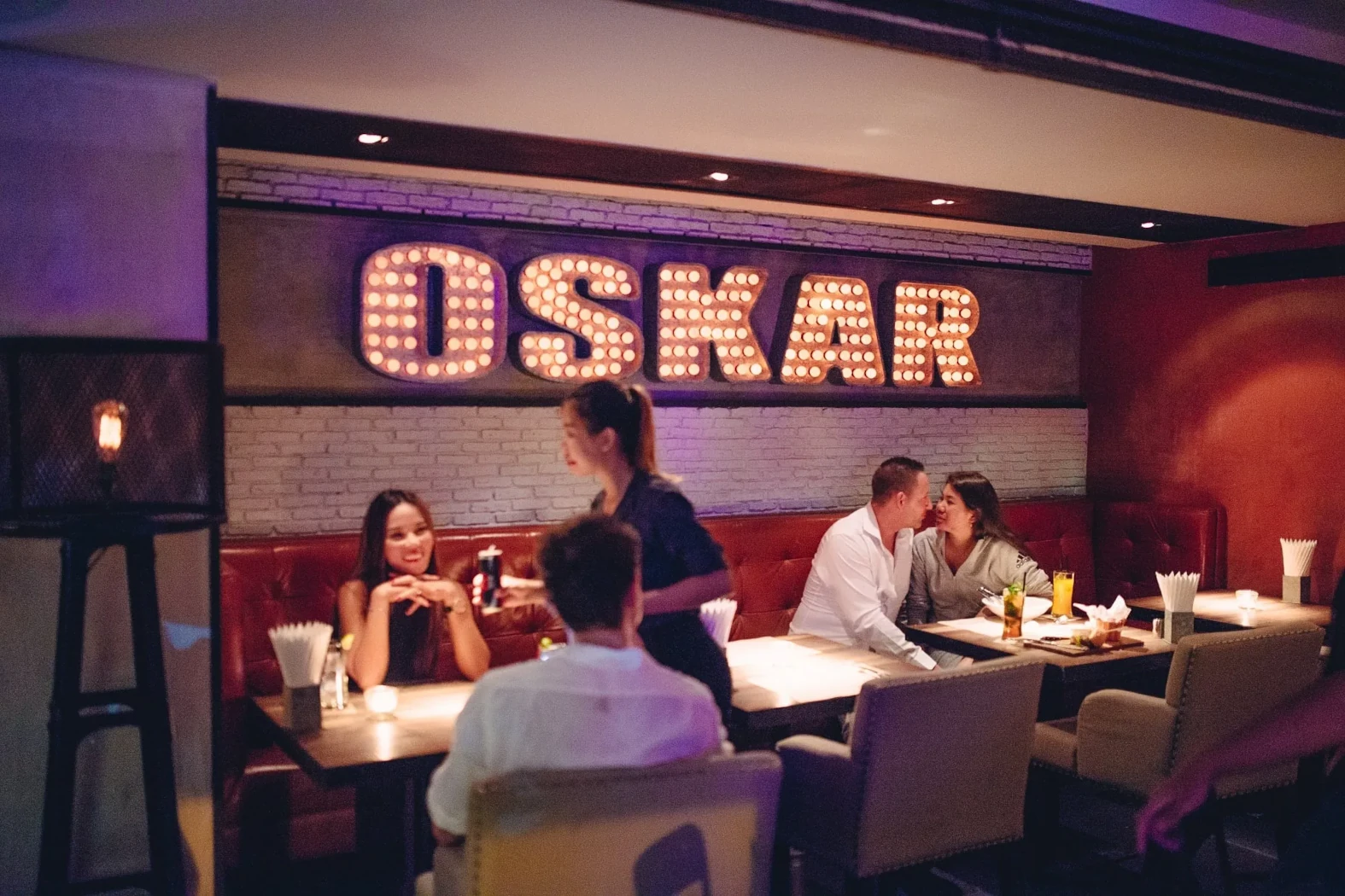 Lovely and romantic place at Oskar restaurant bangkok