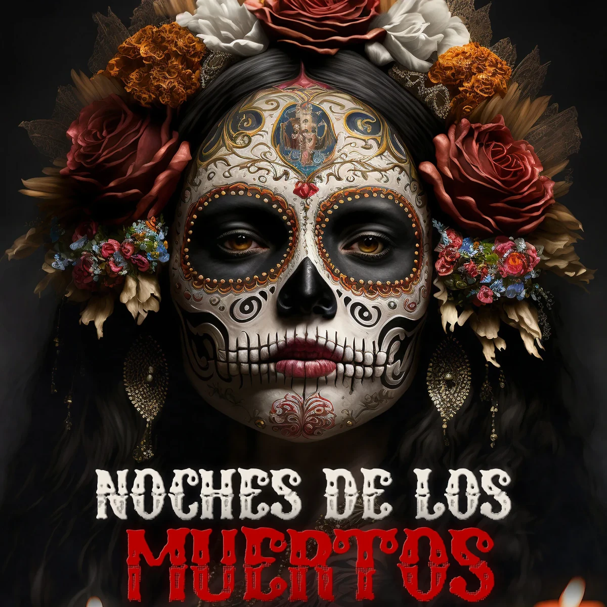 The Noches De Los Muertos party at Pastel Rooftop Bar Bangkok