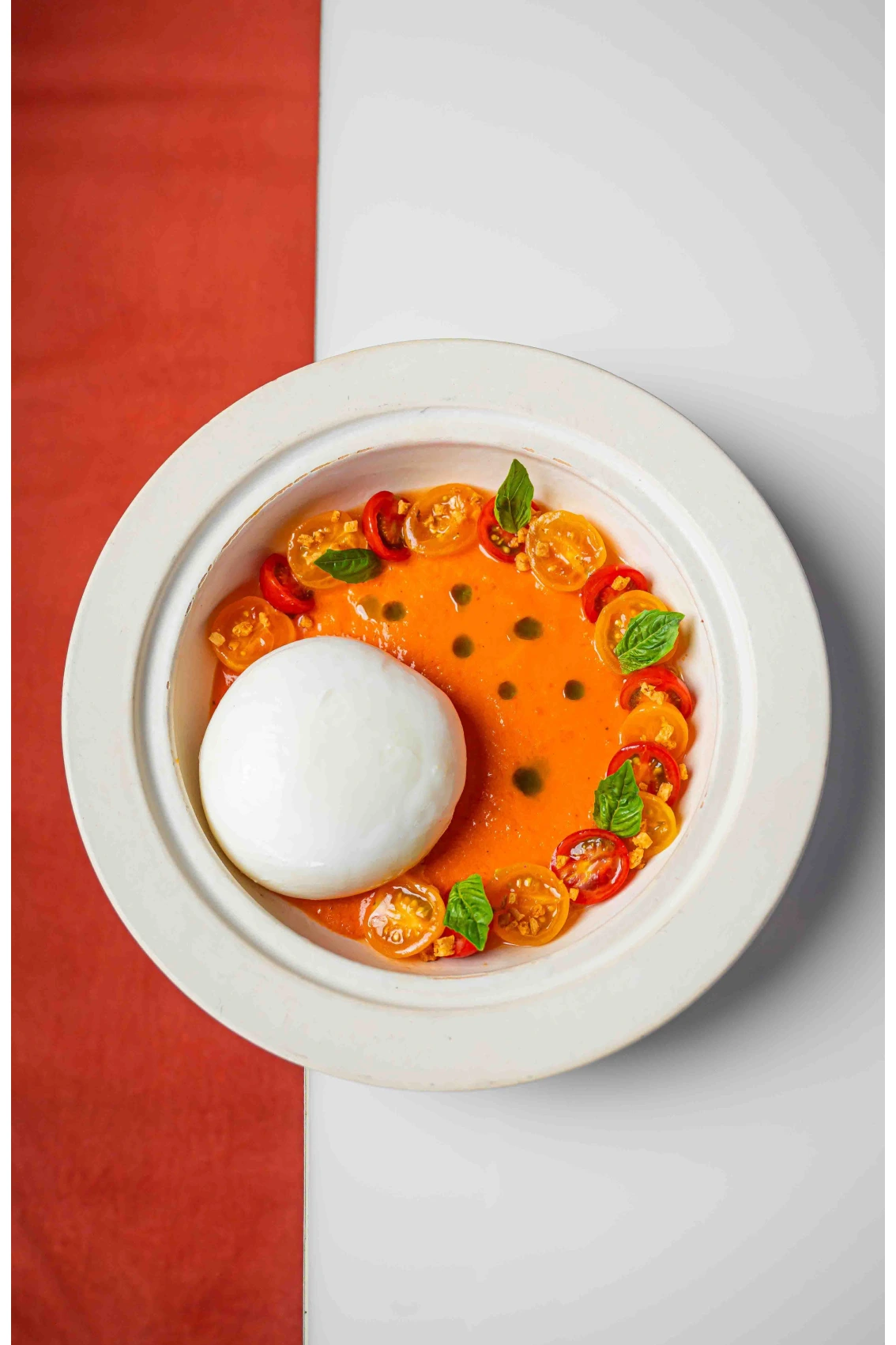 our timeless burrata