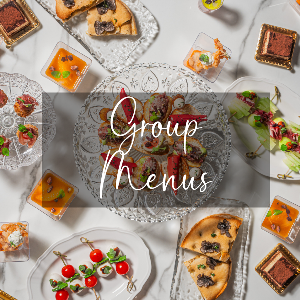pa food and drink menu for private party
