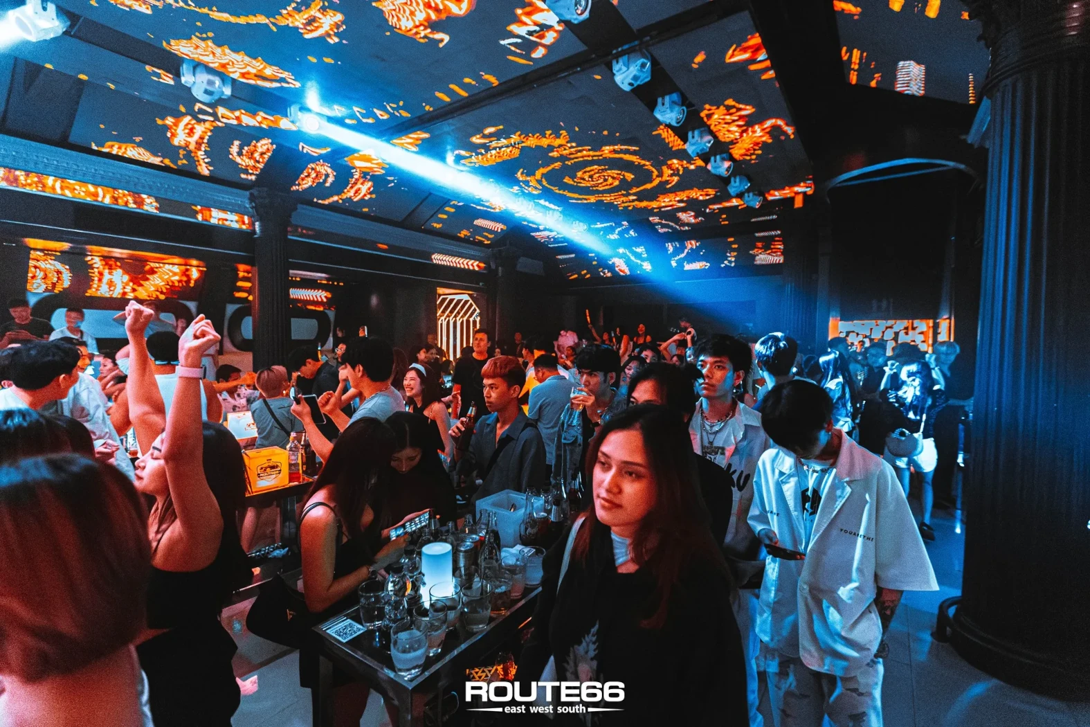 Party at Route 66, RCA - Bangkok's vibrant party street.