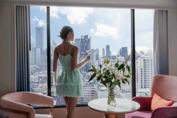 pastel city view same dimensions